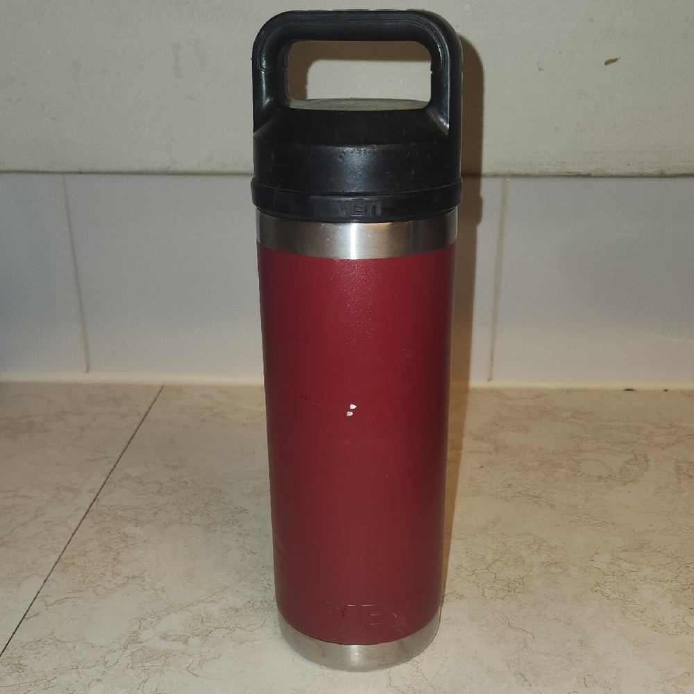 Yeti Burgendy Rambler Thermos Insulated Travel Mug 532ml 180oz